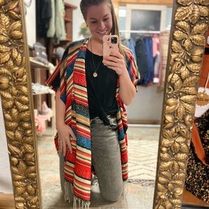 Serape Poncho